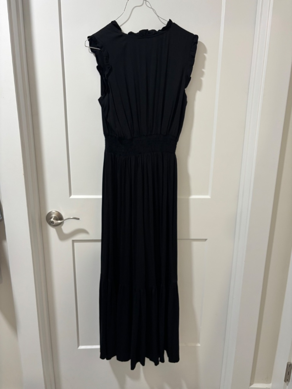 J. Jill Black Sleeveless Maxi Dress S - Picture 2 of 5